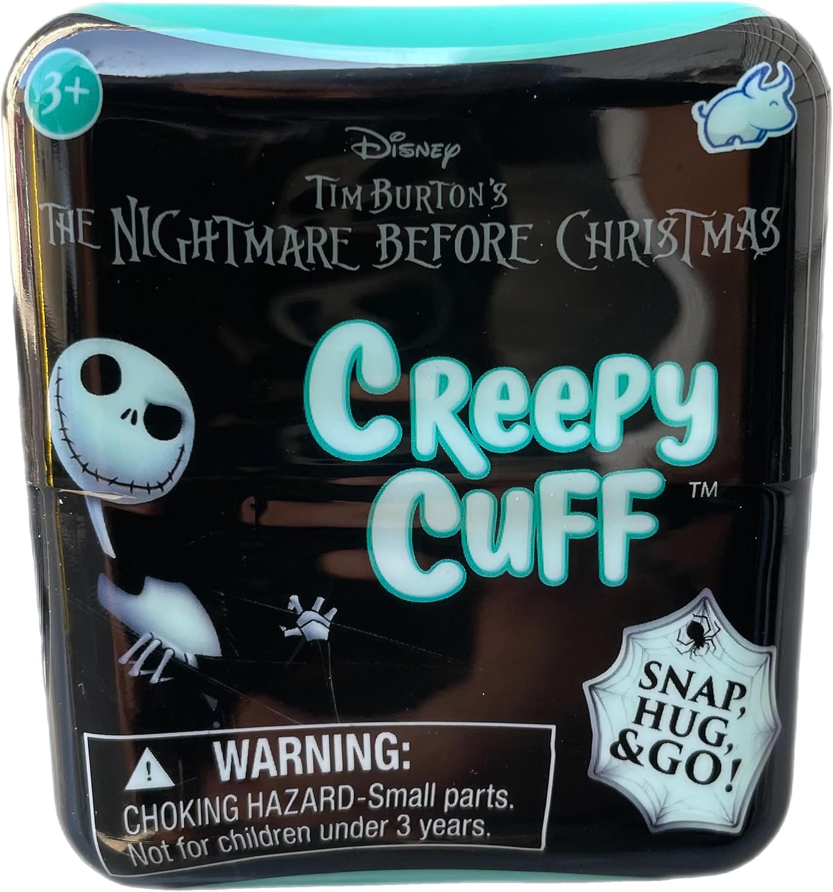 Disney Cutie Cuff Plush Slap Band - Steering Wheel Buddy - Mystery Capsule (1 of 6 Figures at Random) Collect Them All! ((1) Creepy Cuff Mystery Capsule)