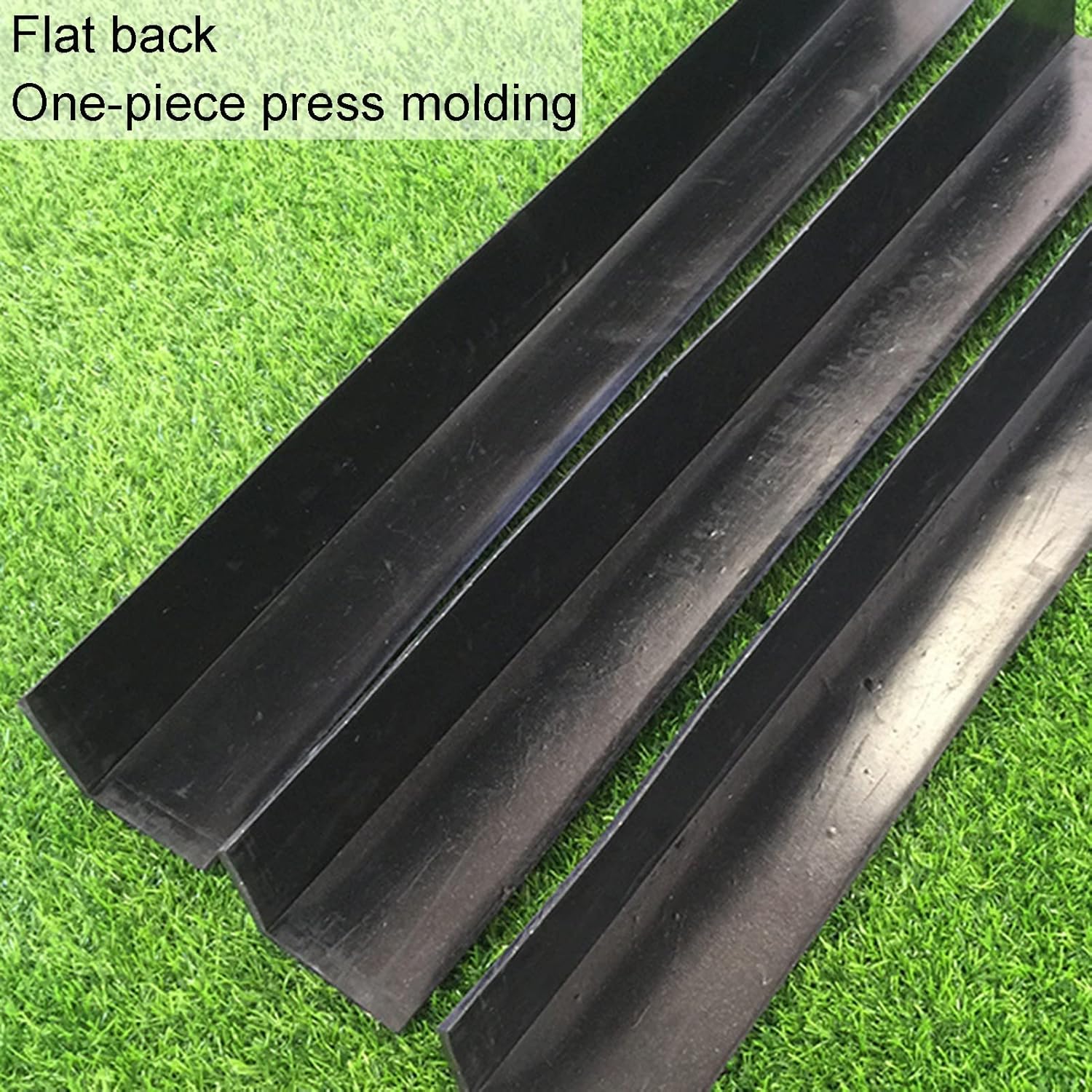 Reflective Rubber Wall Corner Guards with, with Yellow Strip Parking Stopper Corner Guards, Parking Lot Warehouse Bollards Protector (Color : Black+Yellow, Size : 15pcs - 80x10x0.6cm)