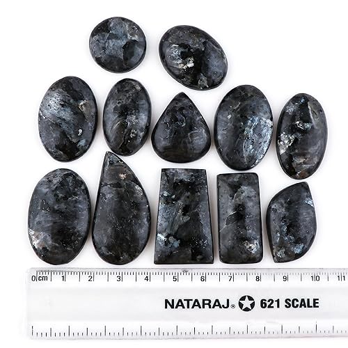 Vista 51 de 100 carats, 20+pcs, Natural Labradorite Gemstone Wholesale Lot, Briolette Cut, Jewelry Making Loose Gemstone, Polished Decor Specimen, DIY, Wire