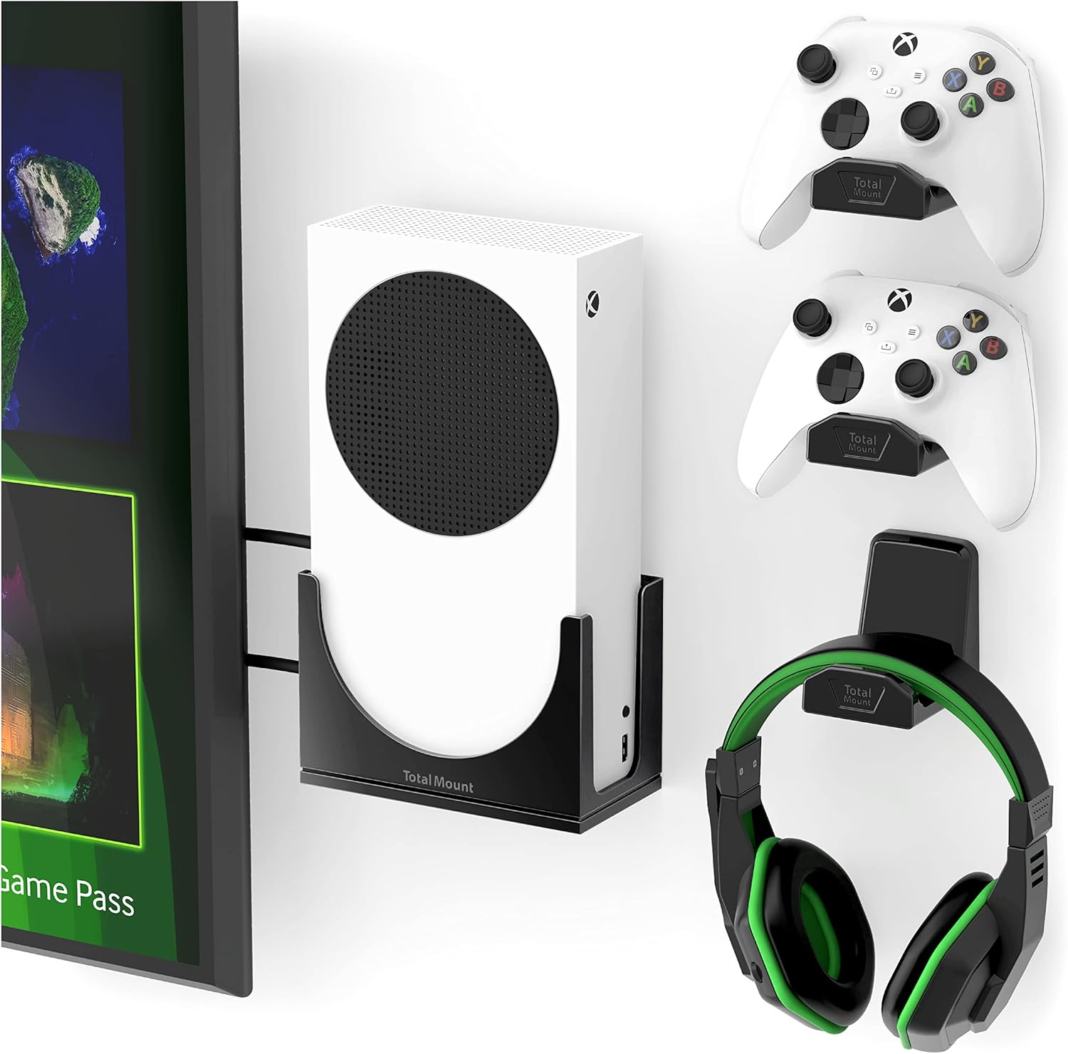 TotalMount Wall Mount for Xbox Series S Mounts Xbox Series S on a Wall by Your