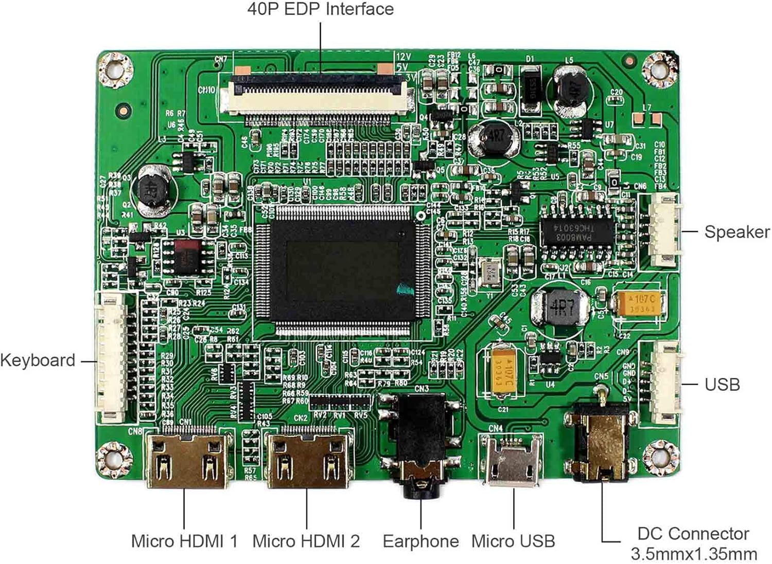VSDISPLAY 10.1 inch 10.1" 2560X1600 IPS LCD Screen VVX10T025J00 with 2 LCD Controller Board