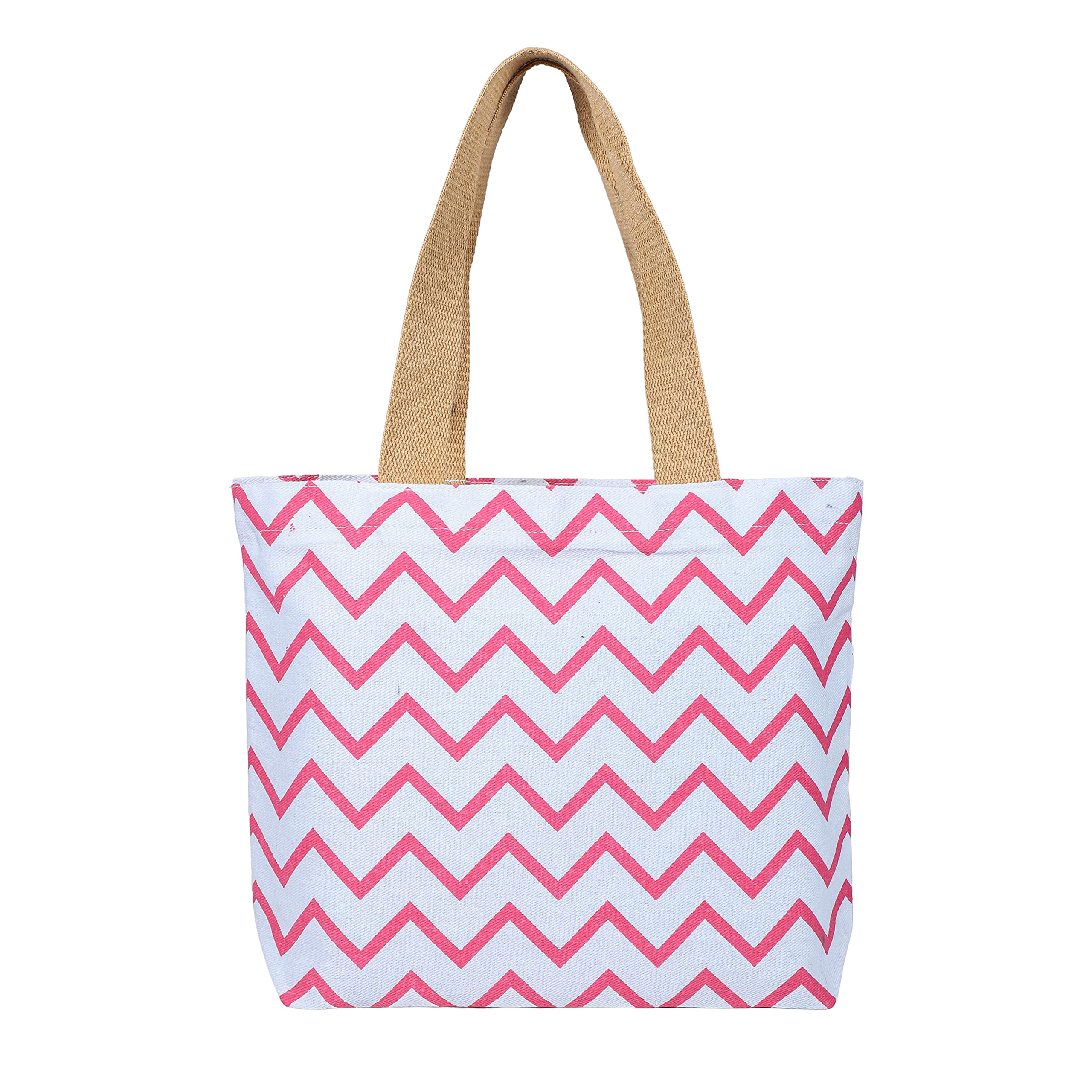 Glowic Canvas Tote for Womens-Shoulder Bag with Zipper Closer (Multi Color) (B0BSRT29P6) Amazon Price History, Amazon Price Tracker