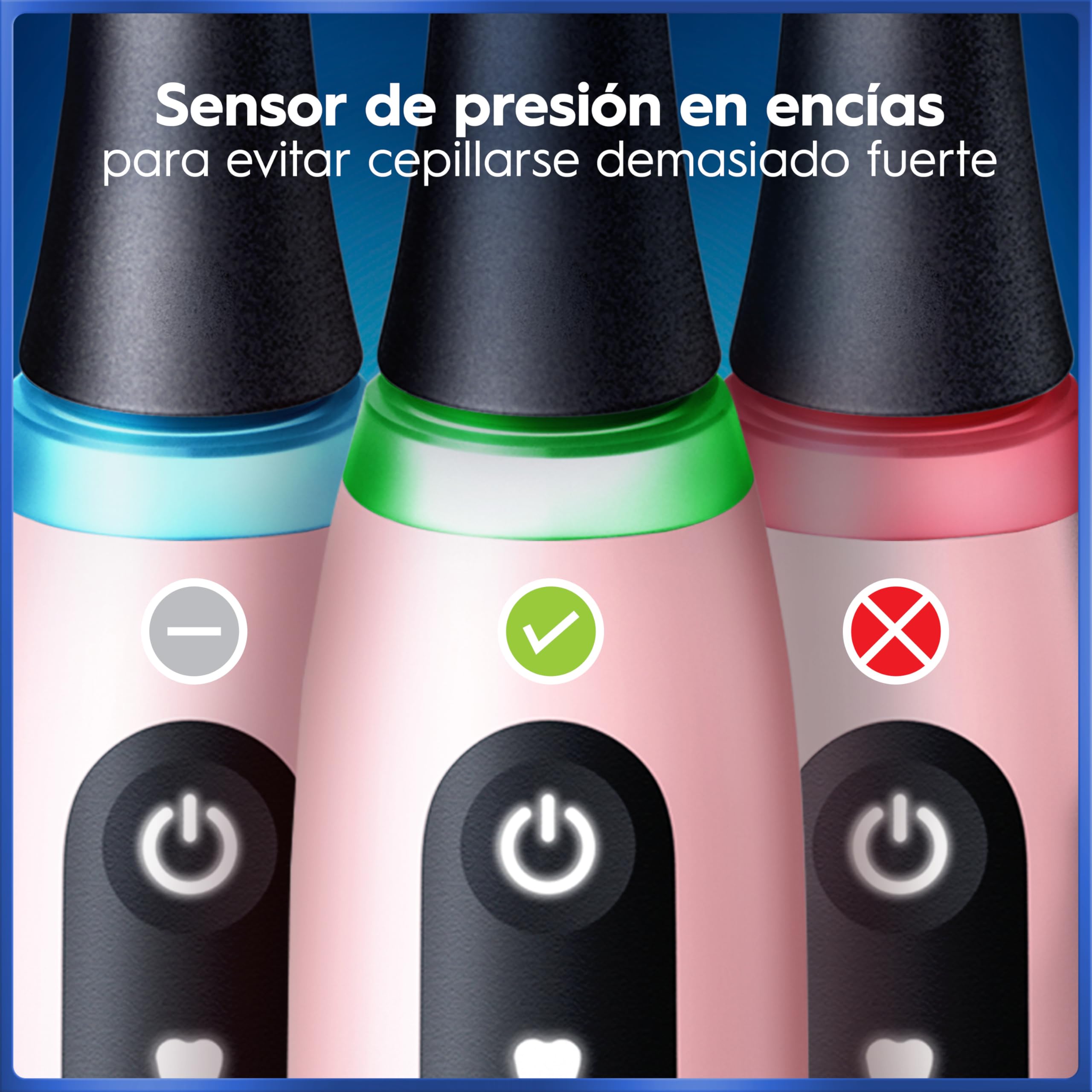 Oral-B iO 5N Cepillo de Dientes Eléctrico con 1 Cabezal Y Estuche de Viaje, Rosa - Cepillo Dental con Mango Recargable, 5 Modos de Cepillado con Blanqueamiento Dental Y Sensor de Presión