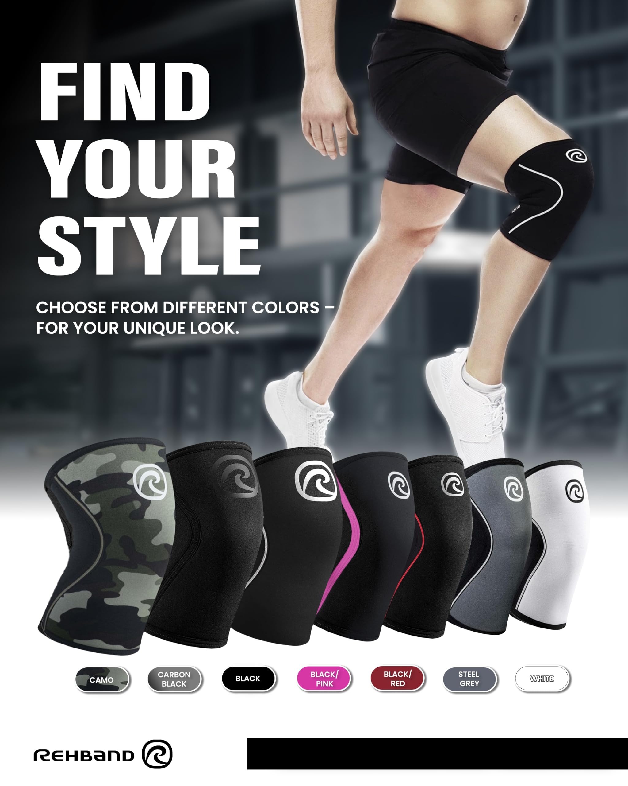 Amazon.co.jp: Rehband RXニーサポート 筋力トレーニング&フィットネス