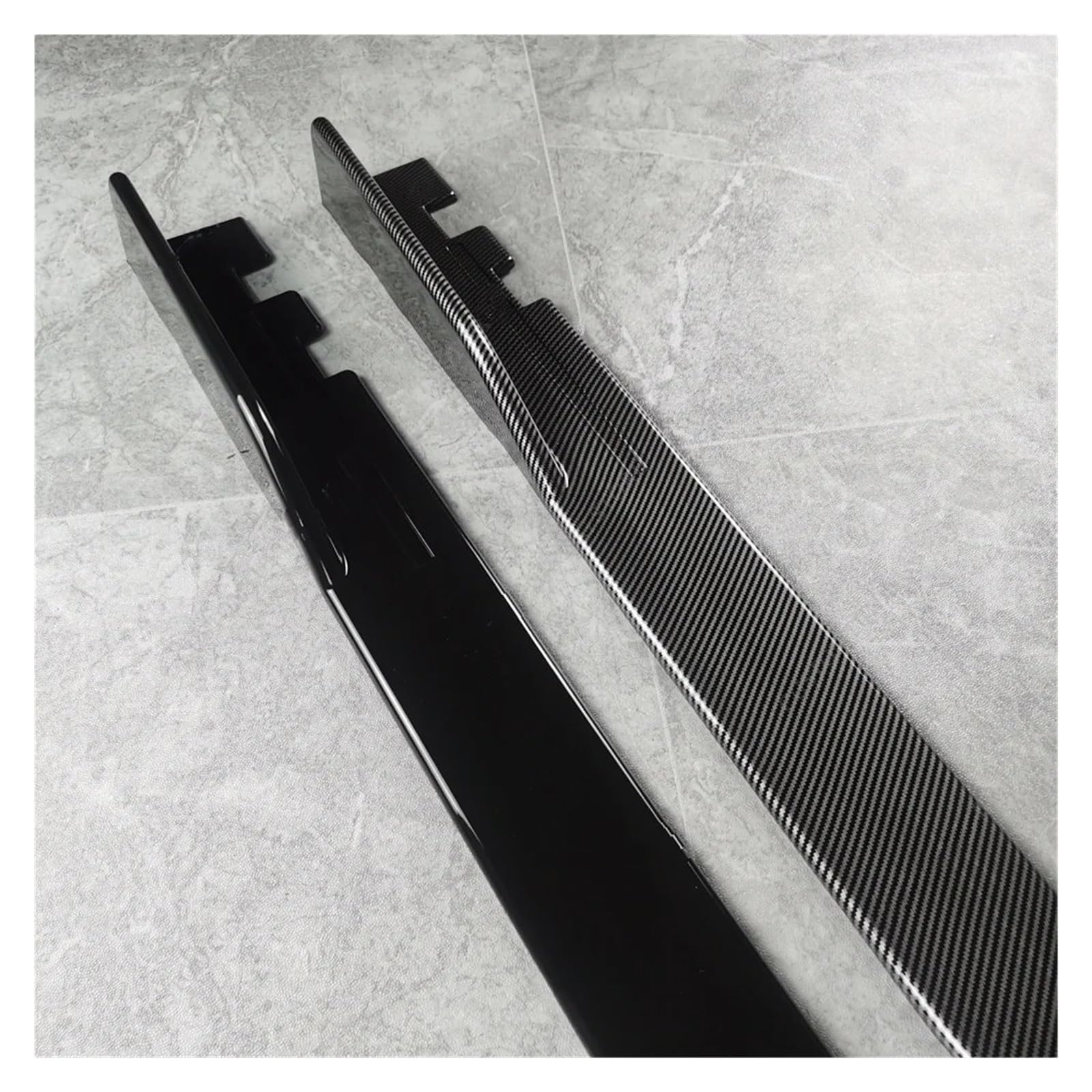 Seitenschweller Auto Für A6 S6 4F Für Für TDI Für FSI Limousine/Avant 2004-2011 Seitenschweller Verlängerung Rocker Panels Lip Splitter Bodykit Tuning(Gloss Black Unpaint)