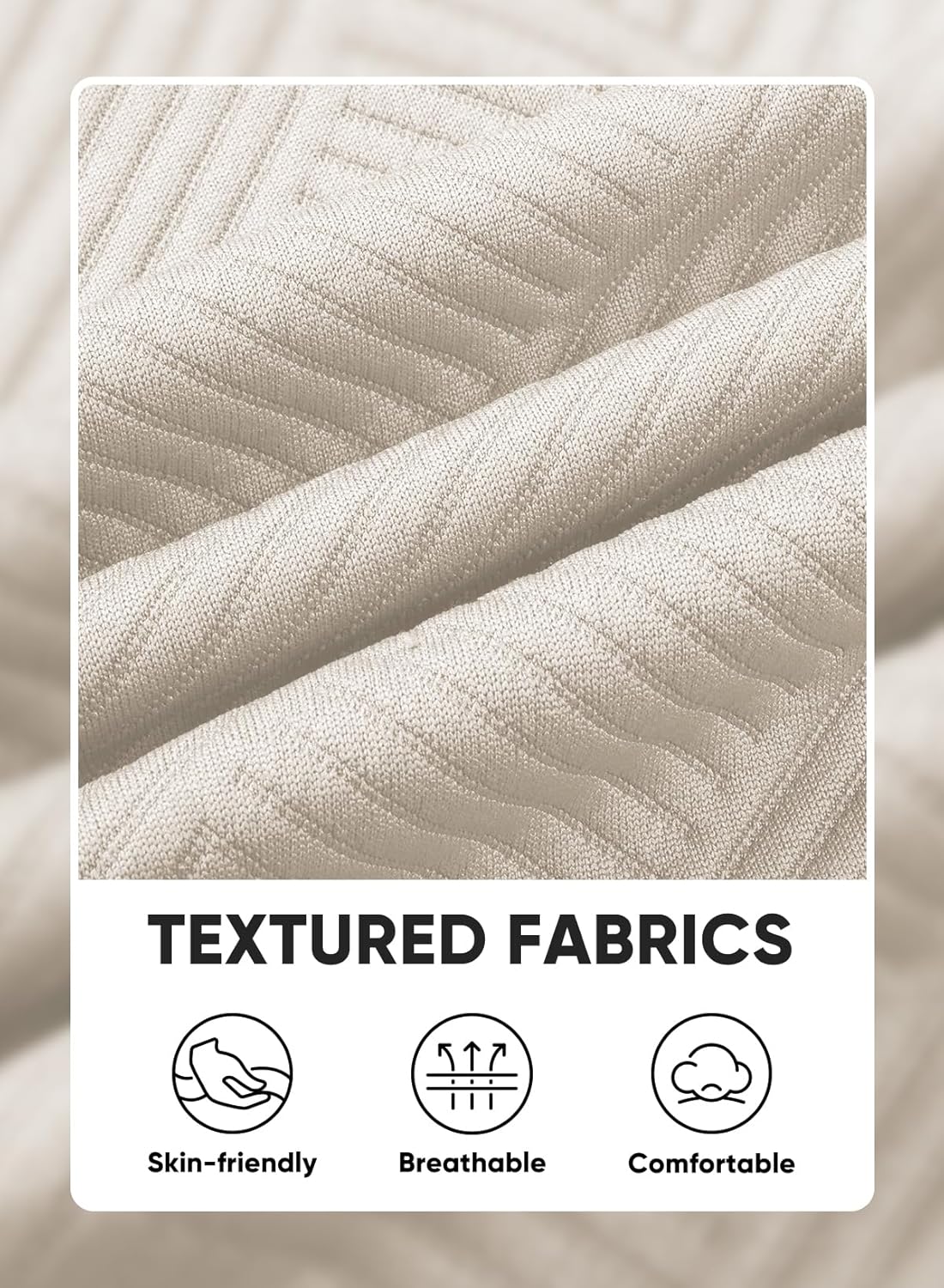 JMIERR Mens Casual 7" Shorts Summer Drawstring Elastic Waist Beach Sweat Shorts Texture with Pockets - Image 7