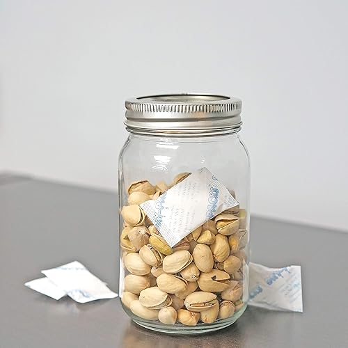 Miniatura 7 de Paquetes secos de gel de sílice de 3 gm, de algodón, Blanco, Paquete de 20