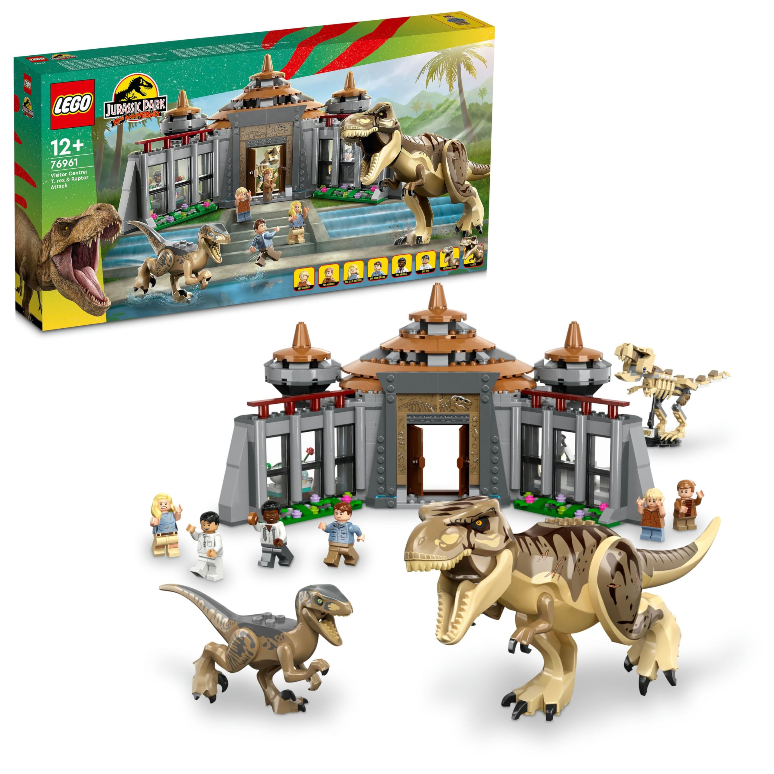 ◆ Nao 76961 LEGO® Jurassic World Ziyaretçi Merkezi: T. rex ve Raptor