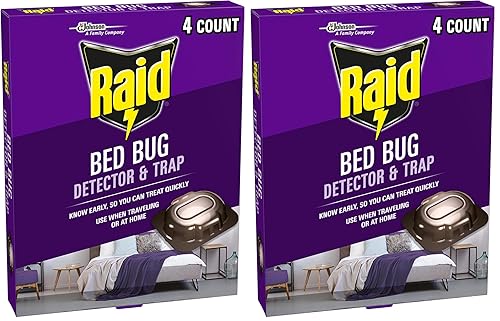 Raid Bed Bug Detector and Trap, for Indoor Use, 4