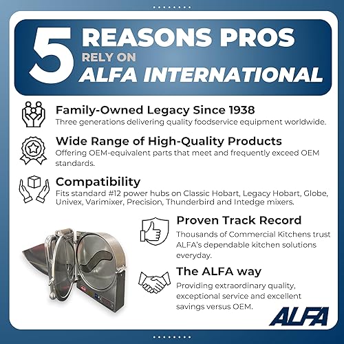 Miniatura 2 de ALFA VS-12 Accesorio para cortar verduras con cuchillo S  Accesorio para cortar verduras para cubos de potencia estándar #12 de Hobart, Globe,