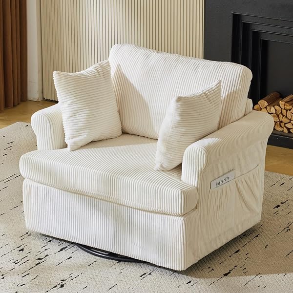 VINGLI Oversided Swivel Accent Sofa for Living Room, Bedroom