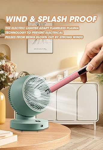 Miniatura 77 de MEIRUBY-Encendedor eléctrico, encendedor de velas recargable USB, encendedor de arco, encendedores para velas, campamento, barbacoa, uso familiar