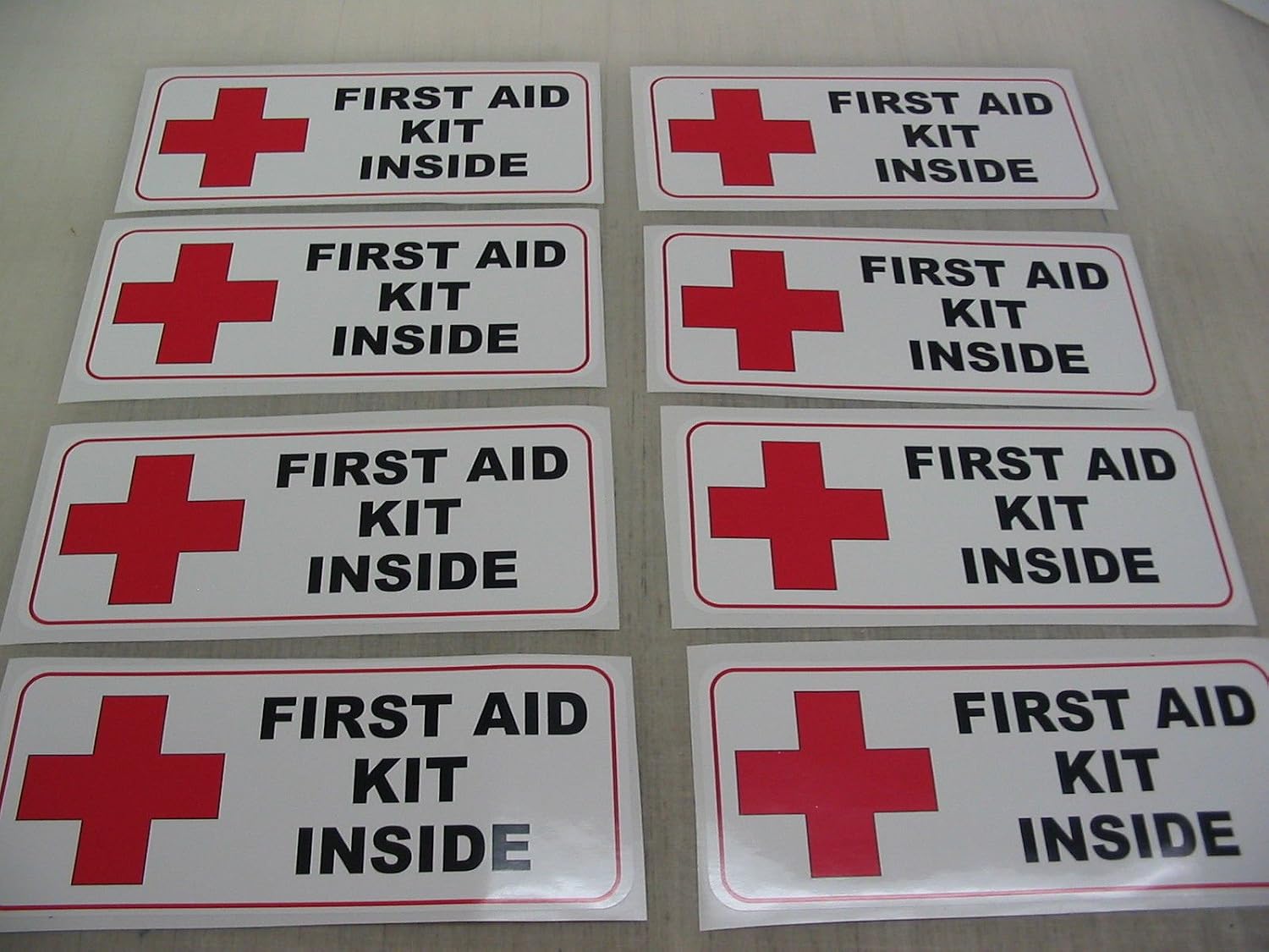 Amazon.com: 8 First Aid Kit Inside Decal Sticker Lot : Everything Else