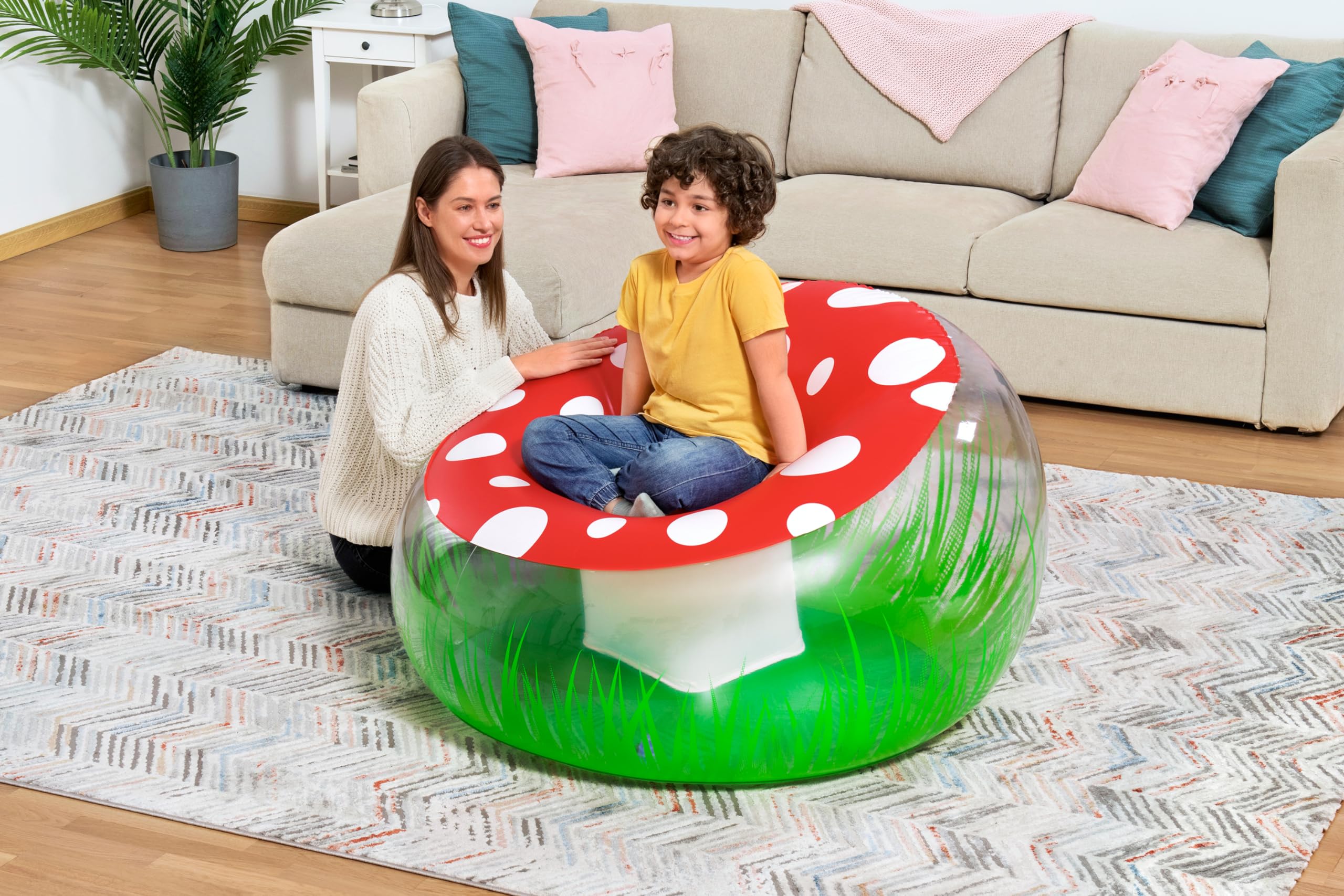 Bestway Luftsessel Mighty Mushroom 112 x 112 x 66 cm