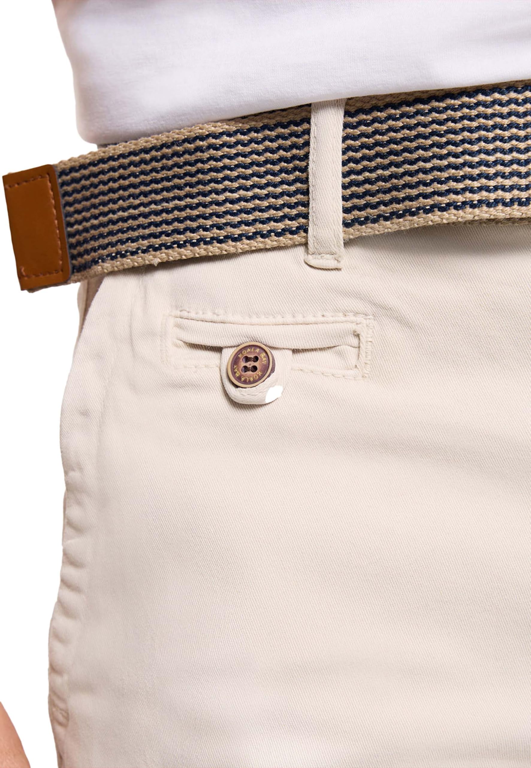 KOALA BAY | Esteban II | Bermuda Hombre Chino Verano Casual | Pantalón Corto Bolsillos Algodón Ligero | Short Hombre Cómodo Fresco Diario