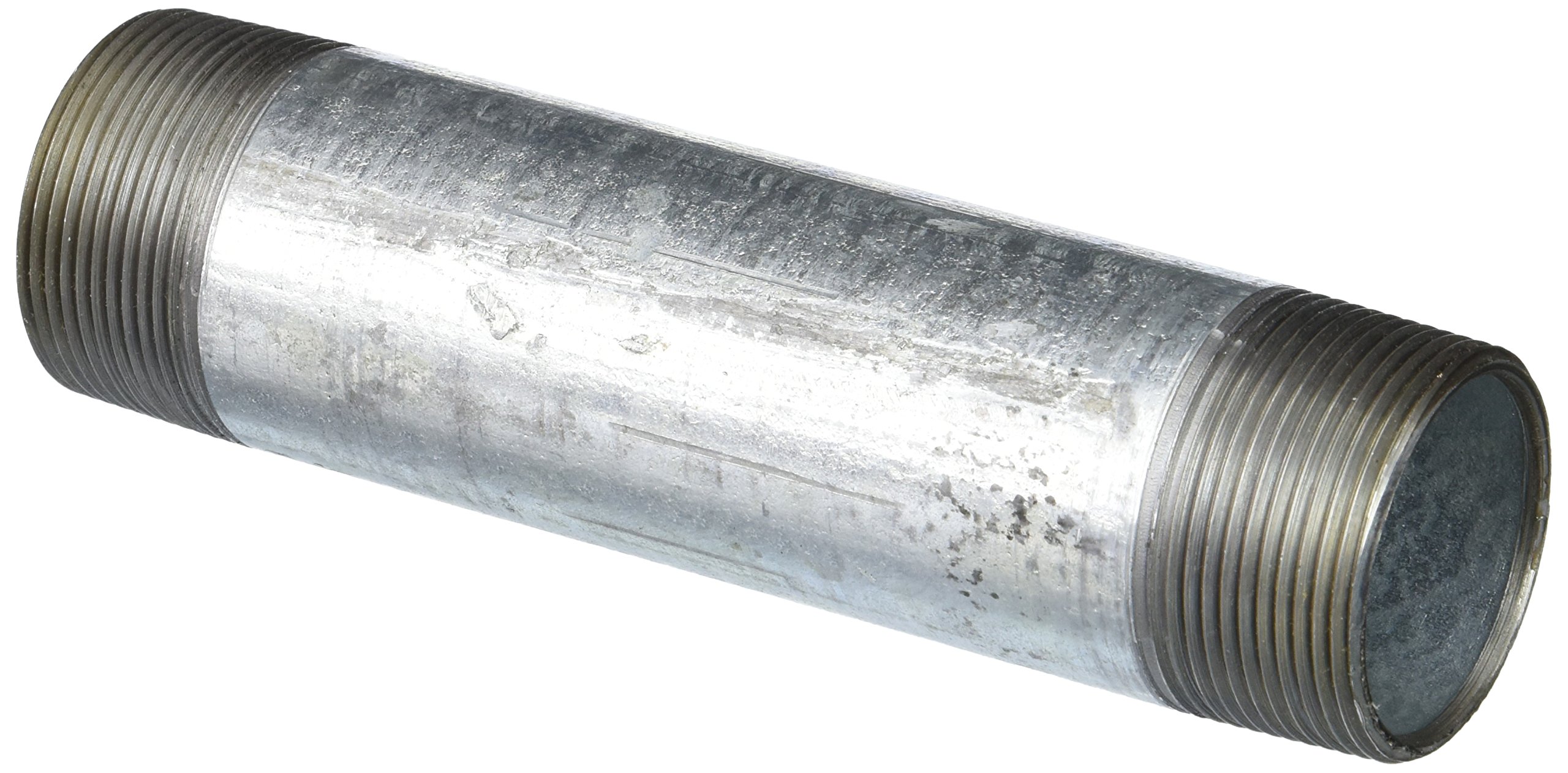 Yunque 8700154456, accesorio de tuber¨ªa de acero, niple, 1-1 / 2 NPT macho x 7 longitud, acabado galvanizado