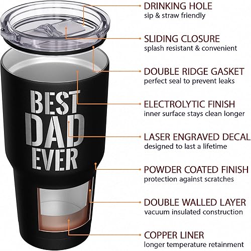 Vista 257 de We The People Holsters - Vaso térmico de 30 onzas, Únete o Muere, Negro