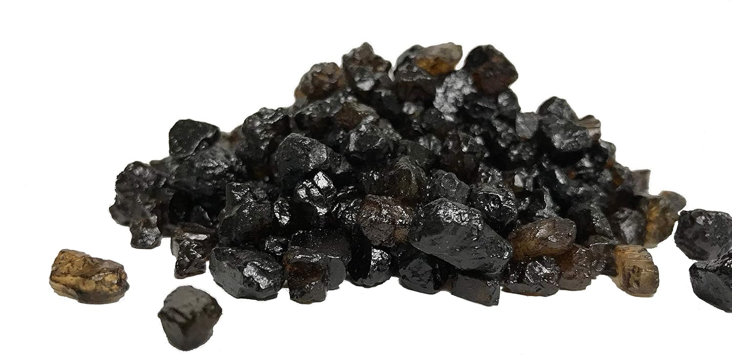 Smoked Large Black Rock Sea Salt Plastic Jar ( Holds 6