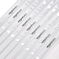 Vista 4 de Yaxa Basics - Protectores de hojas para carpeta de 3 argollas, polipropileno pesado, 8.5 x 11 pulgadas, paquete de 500 unidades, transparentes