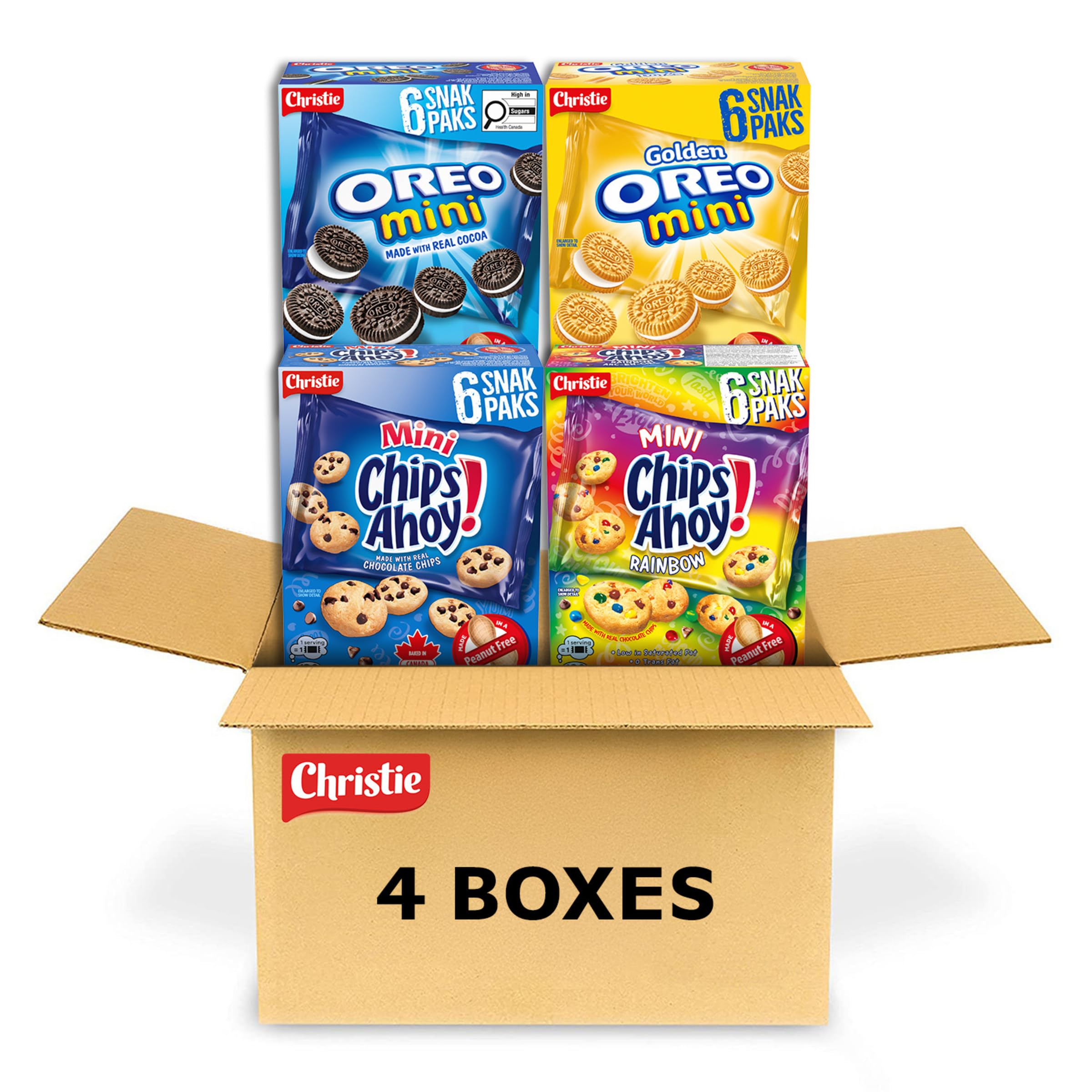 Mini OREO and CHIPS AHOY!, 24 Snack Packs (individually wrapped