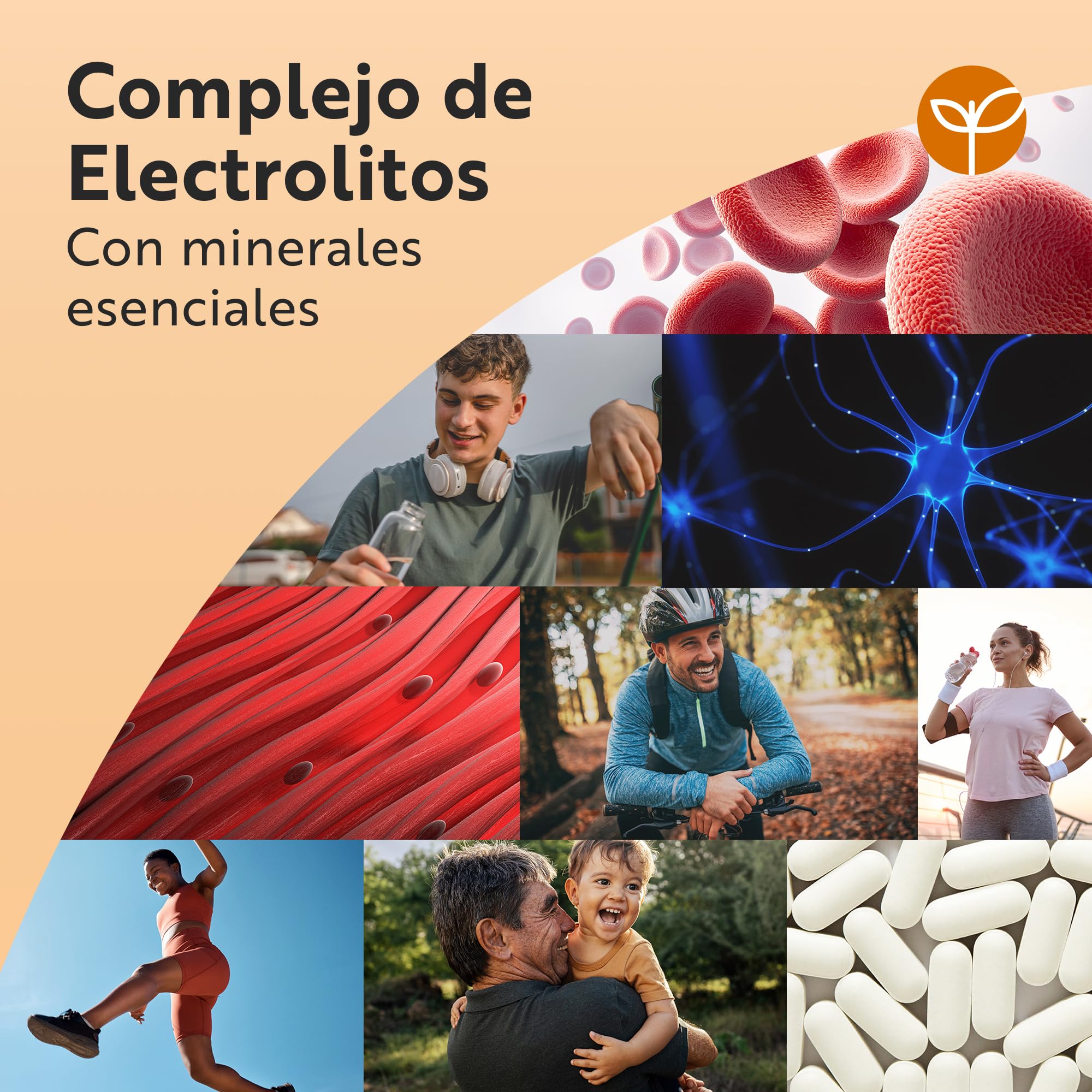 Nutravita Electrolitos Complejo - 240 Comprimidos Veganos - Potasio y Magnesio, Calcio, Cloruro, Sodio - Electrolitos sin Azucar - Función Muscular, Equilibrio Electrolítico - Electrolytes Hidratacion