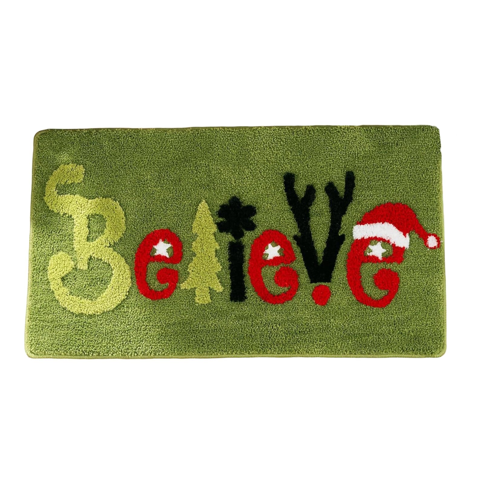 Xjdzineq Christmas Themed Bath Rug Bottom Chenilles Materials for Bedroom Entryway Decorations Seasonal Nonslip Entryway Rug