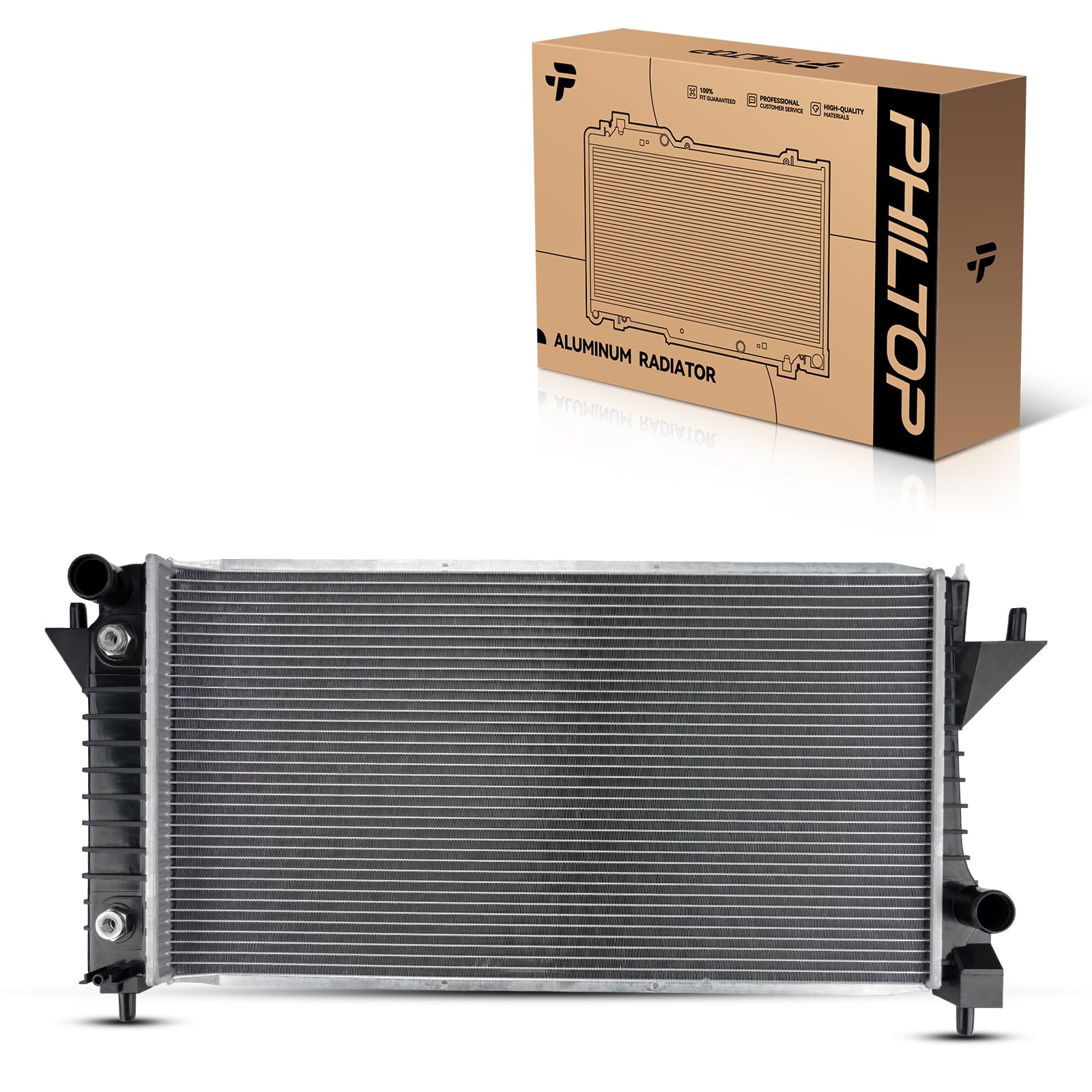PHILTOP Radiators Car for 1996-2007 Taurus, 1996-2005 Sable, 1998-2001 Escort 2.0L CU1830