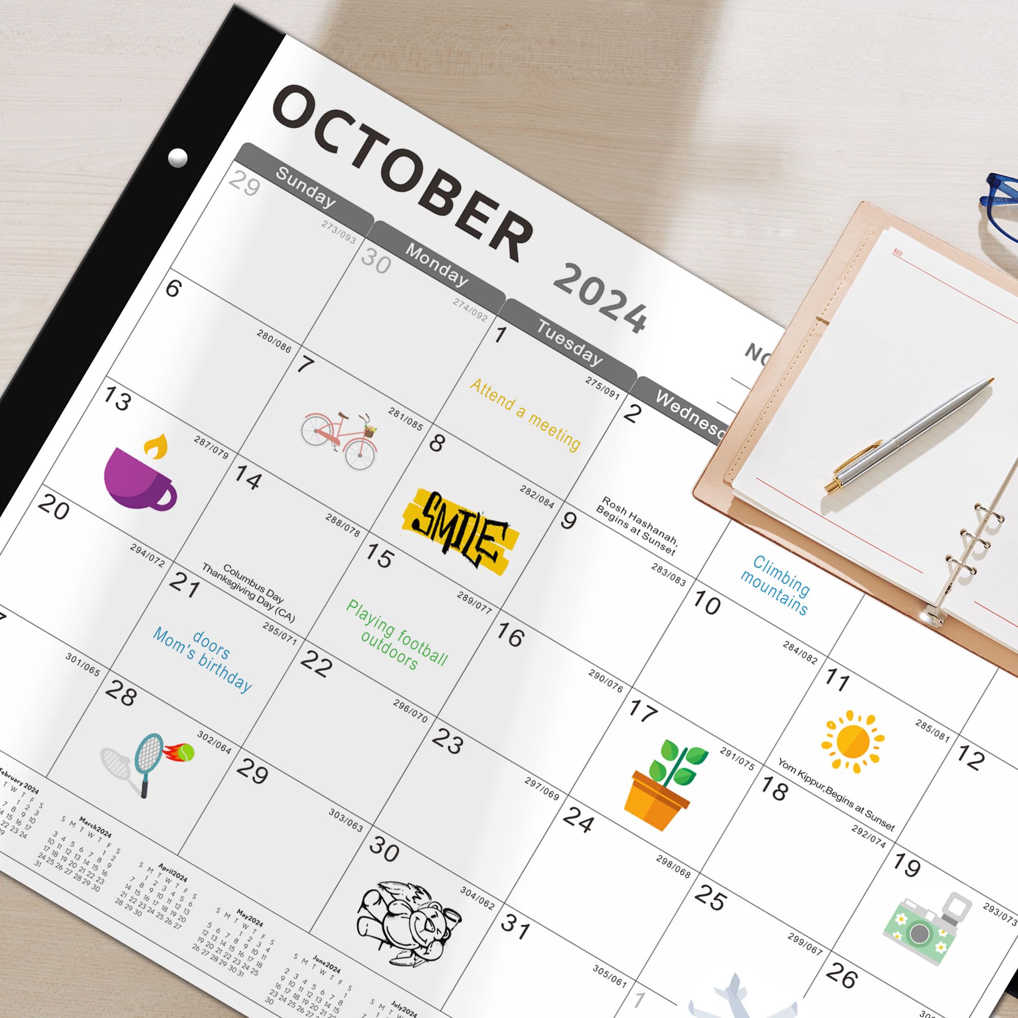 amazon-com-desk-calendar-2024-2025-large-22x17-18-months-run-from-july-2024-to-december-2025-desk-top-calendar-with-notes-for-home-office-and-school-grey-office-products