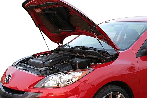Miniatura 5 de Redline Tuning 21-26008-02 Sistema QuickLIFT Plus de capó compatible con Mazda Mazda3 y SPEED3 (2010-2013 todos los componentes negros)