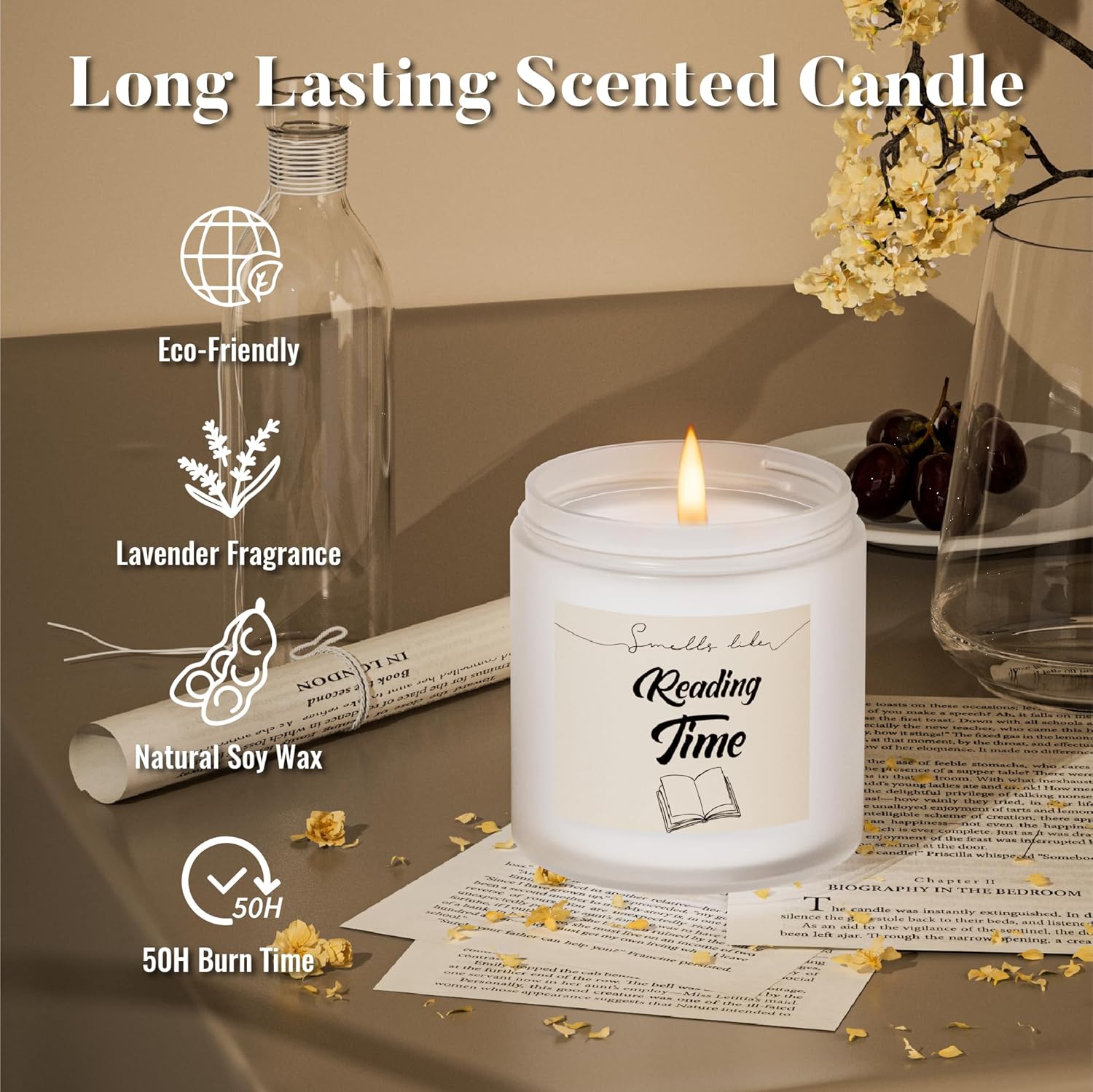 15 Pcs Book Lover Gifts for Women Gifts for Book Lovers Gift Basket Bookish Gift for Readers Bookworms Graduates Teachers Librarians Reading Accessories Set Club Gift - Image 3