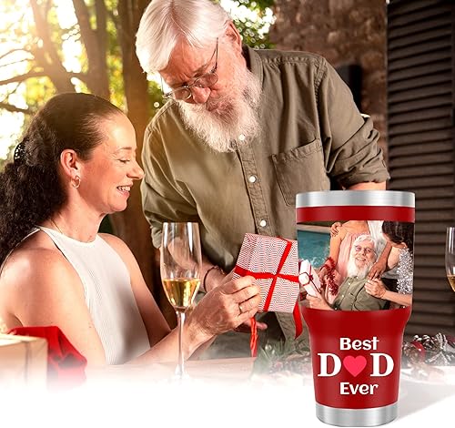 Miniatura 7 de Vasos personalizados de 30 onzas con imagen, texto, nombre, vaso aislado personalizado con tapa y pajitas, regalos personalizados con cumpleaños,