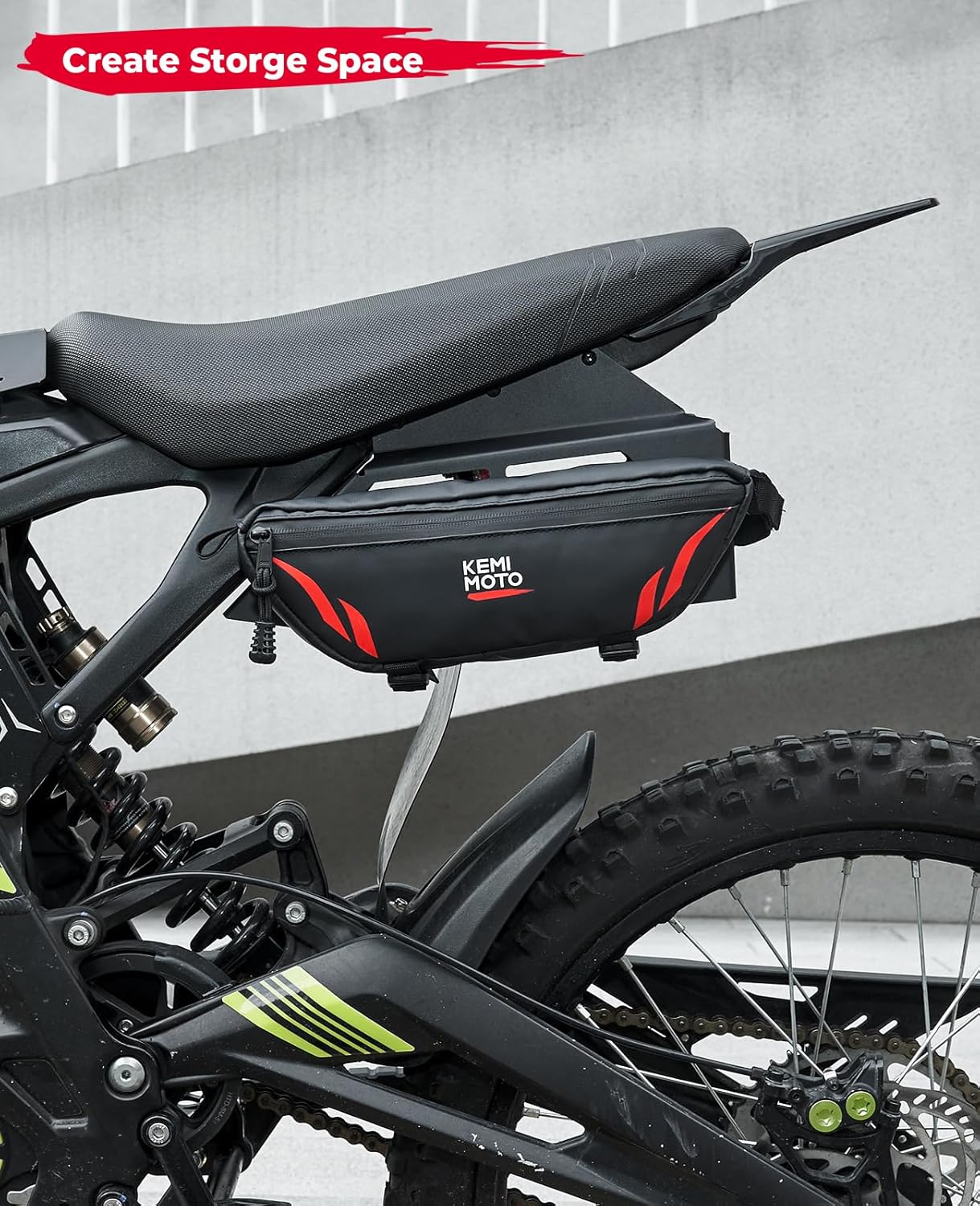 KEMIMOTO Motorcycle Side Racks Saddlebag Support Racks Compatible with ...