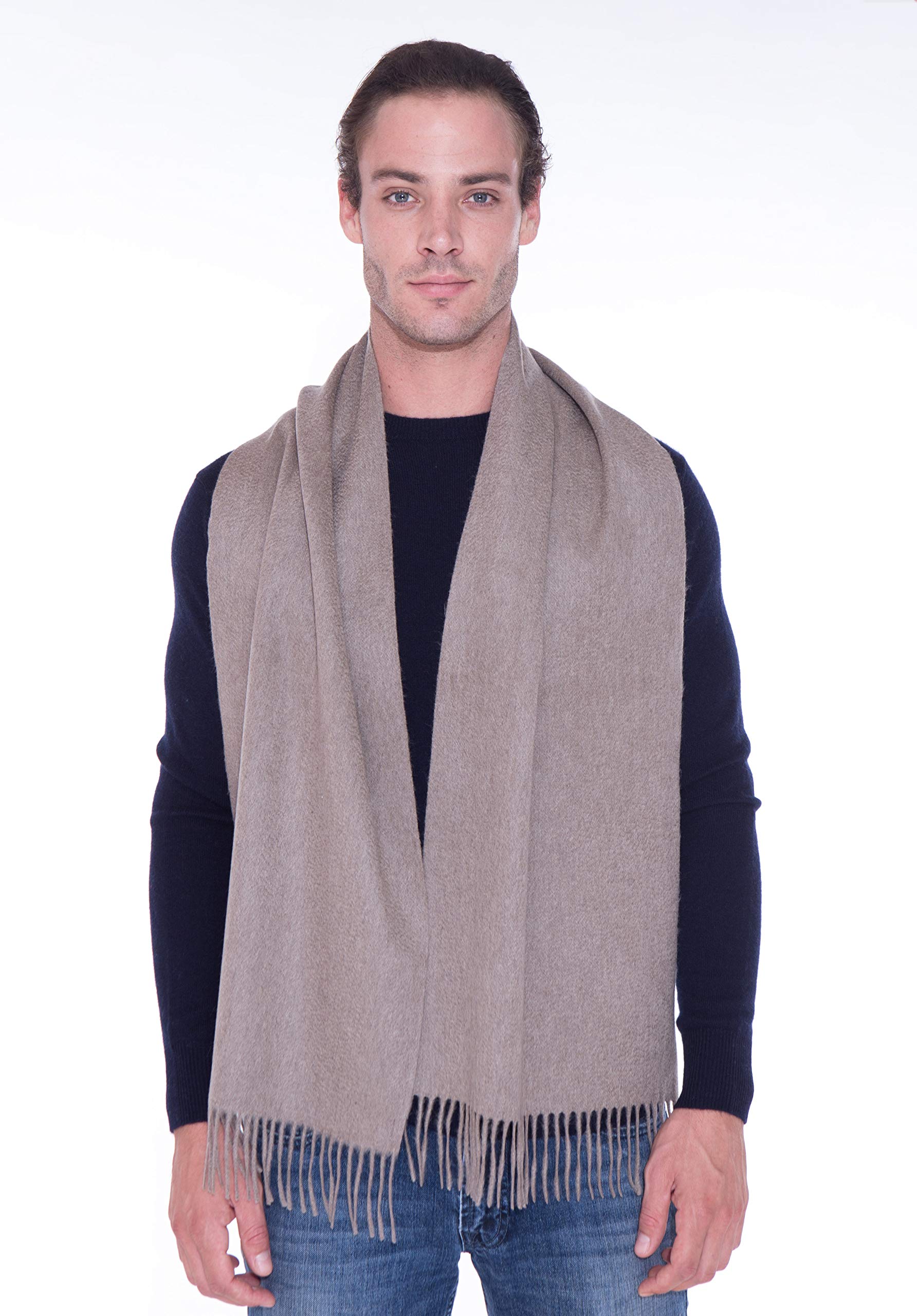 cashmere 4 U 100% Pure Cashmere Scarf Muffler for Men and Women