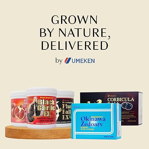 Miniatura 7 de Umeken Black Garlic EX, concentrado fermentado con vitamina B, alicina, aminoácido, suplemento de ajo negro fermentado, extracto de ostras,