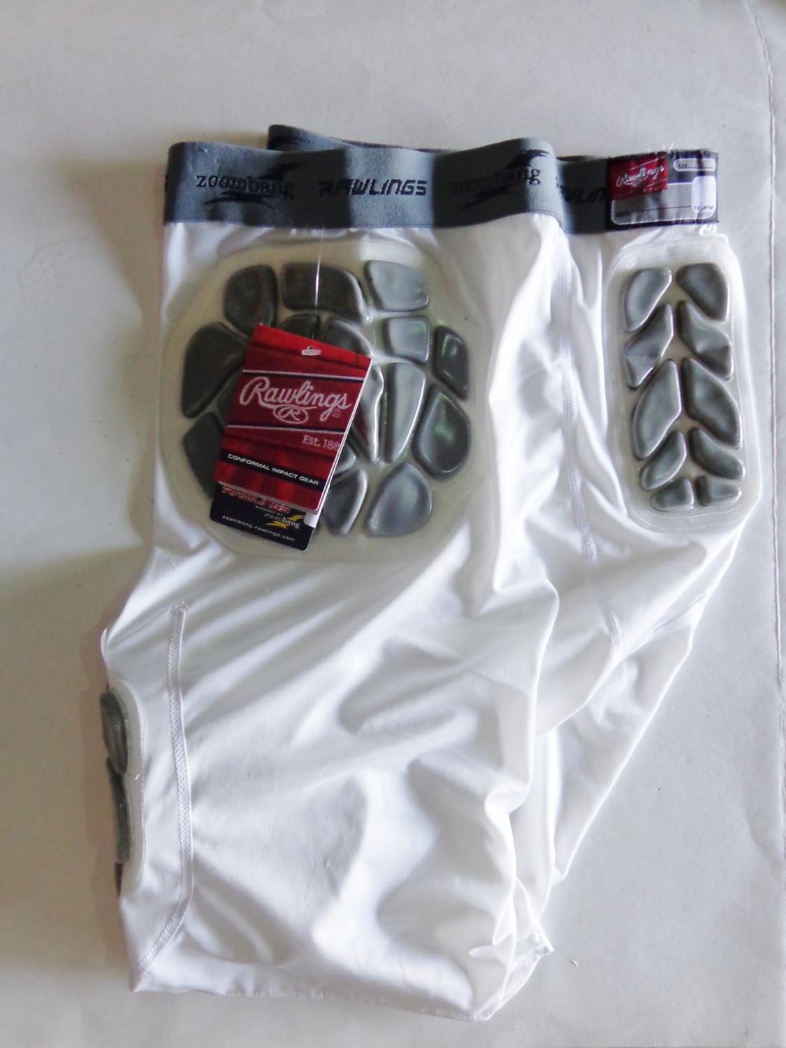 Rawlings Zoombang Adult Compression 5Piece Girdle (White