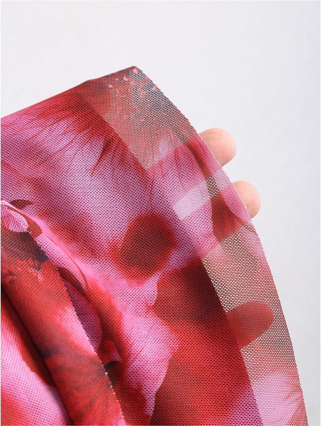 SOLY HUX Women's Floral Print Halter Flowy Mini Dress Backless Ruffle Beach Birthday Dresses Date Outfits - Image 2