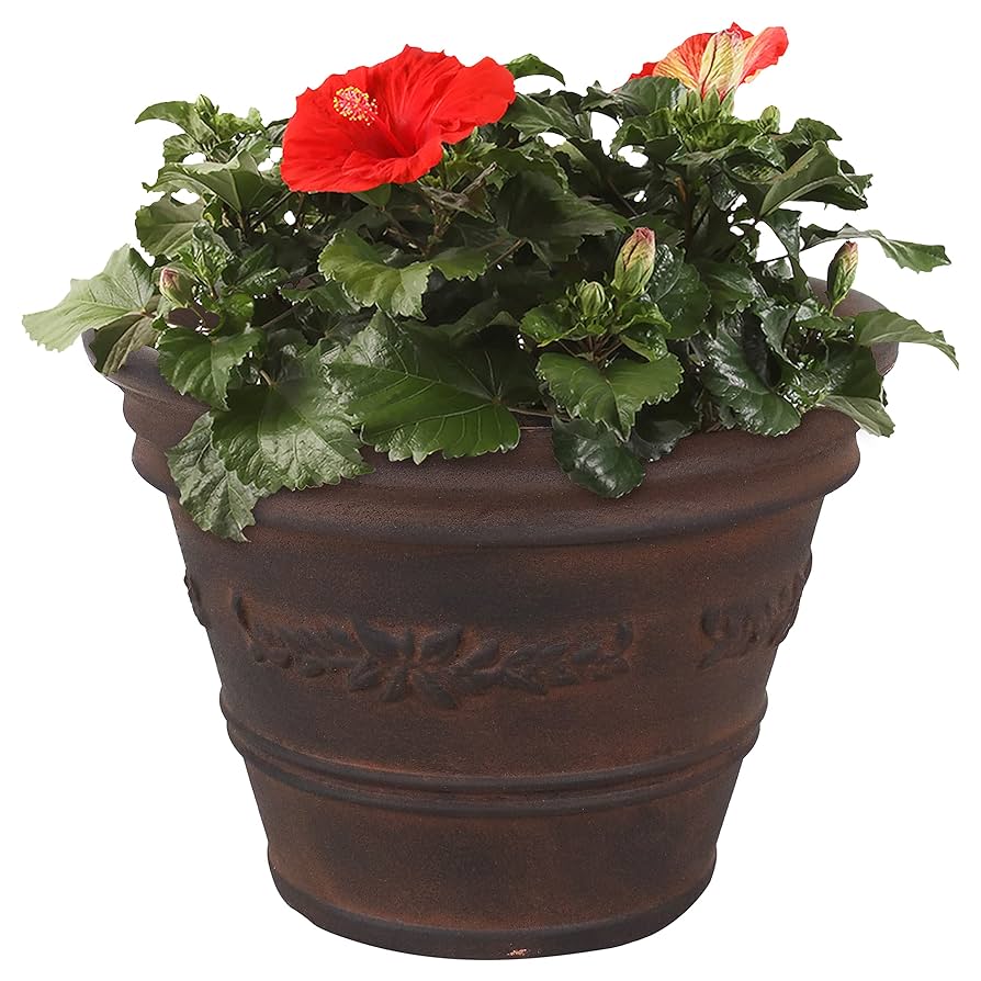 Amazon.com : Sunnydaze 13-Inch Laurel Large Plant Pot