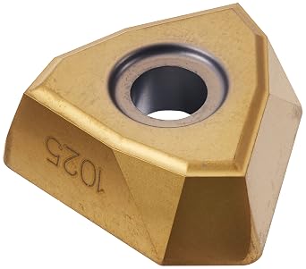 Sandvik Coromant, TPGX 28 07 16R-G 1025, Insert for Drilling, Carbide, Triangle, Right Hand Cut, 1025 Grade, Ti,Al N+TiN