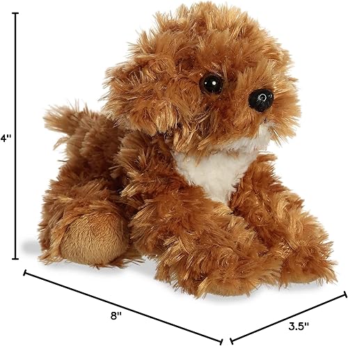 Vista 160 de Aurora® - Adorable Mini Flopsie™ leona Leah Lioness™ - Animal de peluche, facilidad para jugar, compañero eterno - Marrón, 8 pulgadas