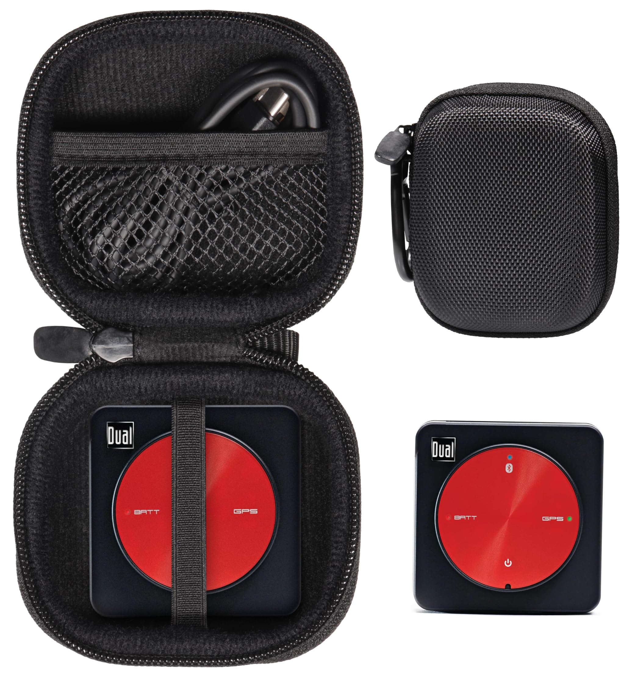 CaseSack Case for Dual Electronics XGPS150A Multipurpose Portable Universal GPS Receiver, XGPS160 Multipurpose Universal 5 Device GPS Receiver with Wide Area Augmentation System