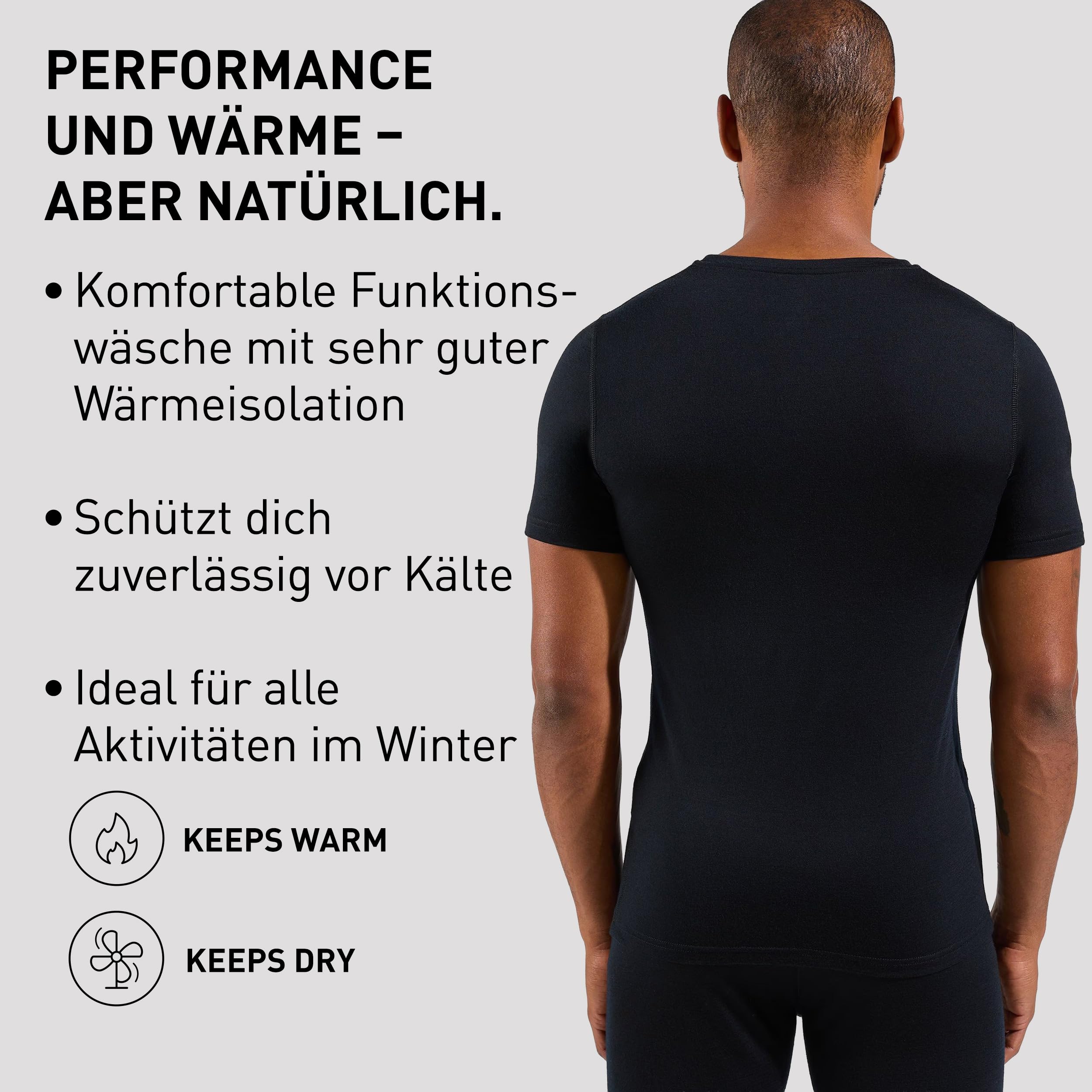 Odlo Thermounterwäsche Kinder Active X-Warm | Sportunterwäsche für Mädchen und Jungen | Langarm-Thermoshirt