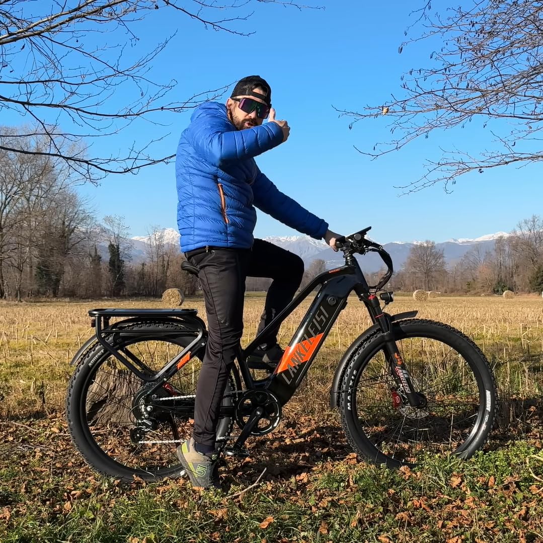 LANKELEISI MX600 Pro E-Bike Herren 27.5 Zoll Elektrofahrräder Ebike mit 960Wh 48V Akku, Reichweite bis zu 150KM, 7-Gang E-Mountainbike für Urban, Trail & Kies