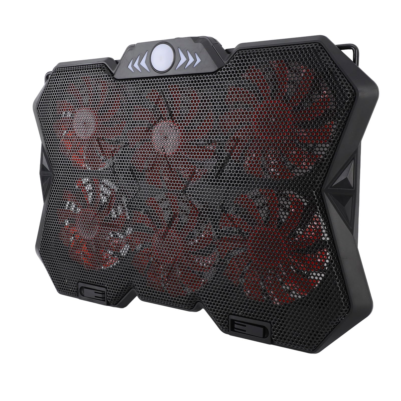 Tappetino di Raffreddamento per Laptop da Gioco 6 Altezze Regolabili e Ventole Silenziose per un Utilizzo Confortevole Compatibile con Laptop Sotto i 19 Pollici