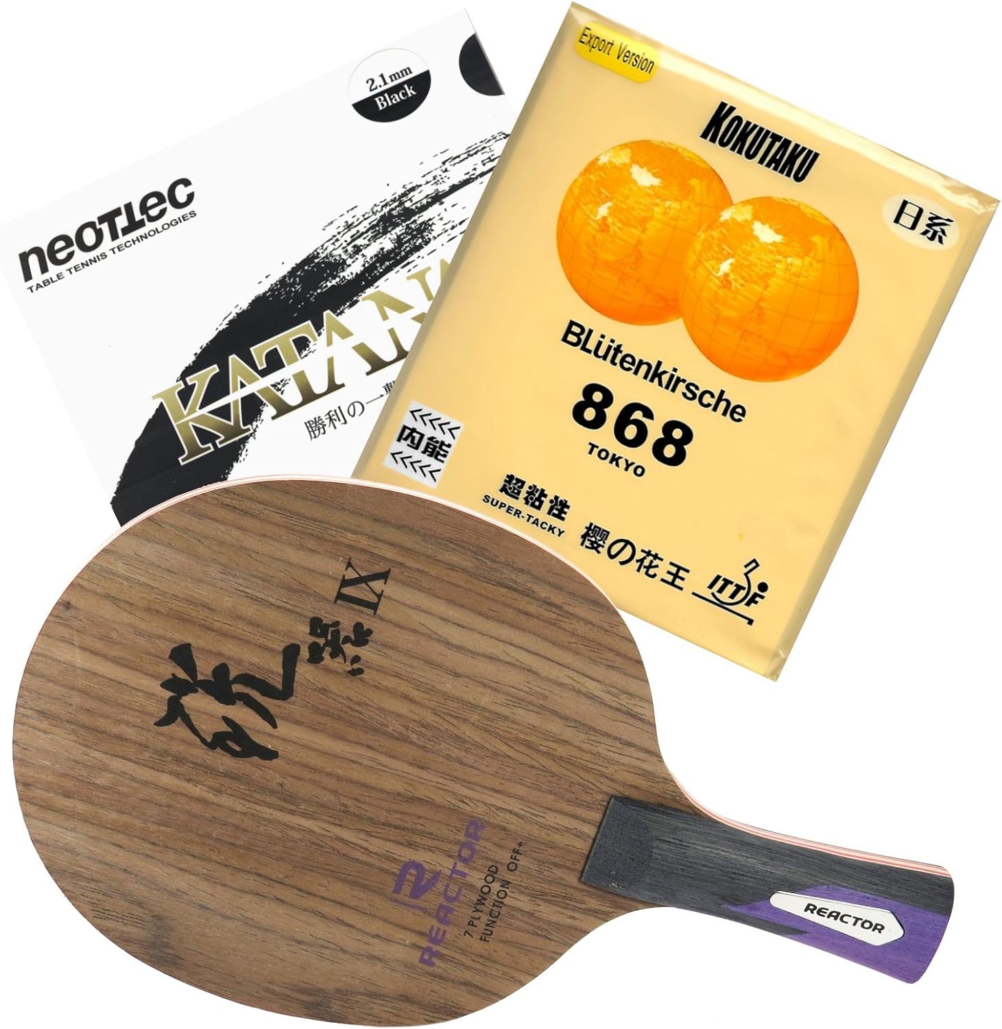 Reactor SW IX + Rubber Kokutaku 868 Tokyo SuperTacky