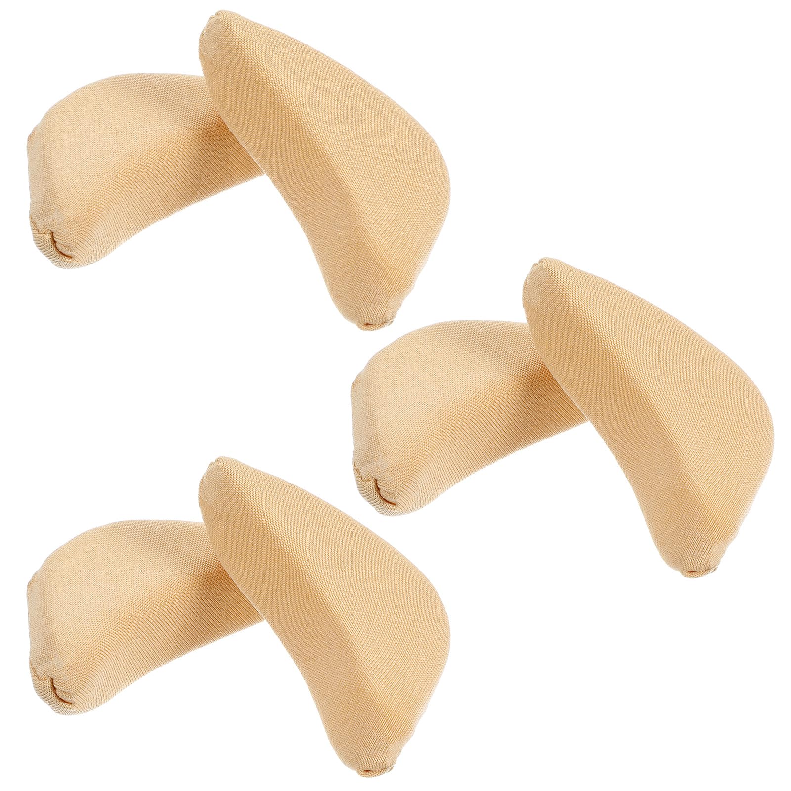 3 pares de rellenos de dedos, relleno de zapatos, unisex, transpirables, suaves, almohadillas para el antepié, relleno de zapatos para tacón alto, alivio del dolor de pies para mujeres y hombres
