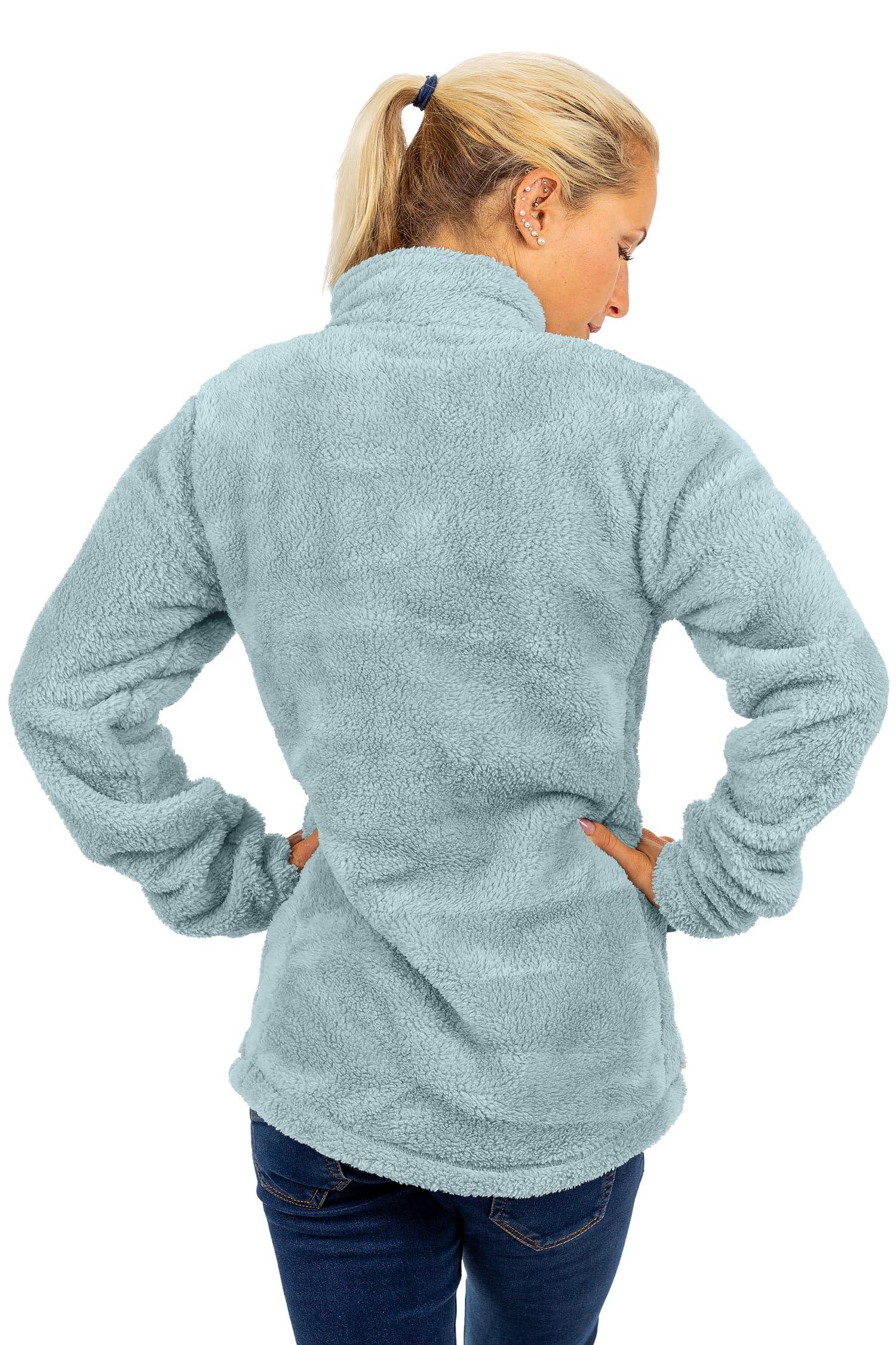 Reichstadt Damen Fleecejacke Kuschelig Warm & Stilvoll | Mit langen Ärmeln, weicher Komfort, bequeme Passform, für Alltag, Freizeit und kühle Übergangszeit