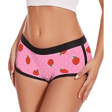 Aueyan Womens Boyshorts Panties Stretchy Boxer Briefs Novelty Lounge Sleep Shorts