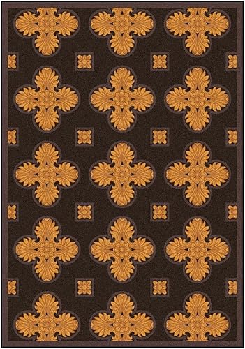 Joy Carpets Any Day Matinee Tivoli Theater - Alfombra de área, color marrón