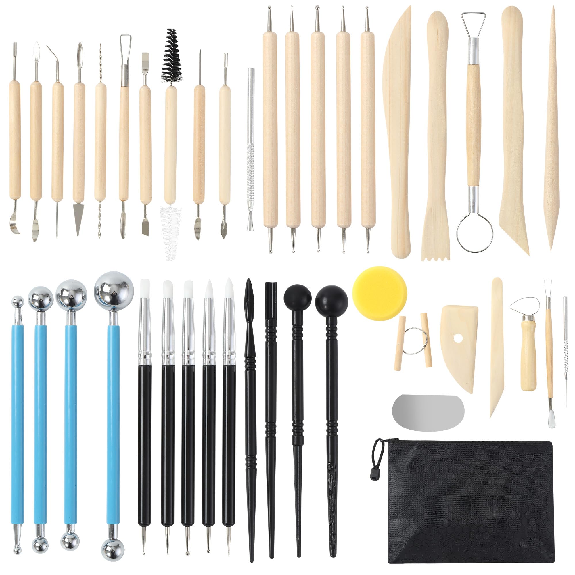 Set 3 Aghi Per Ceramica E Argilla | Strumenti Per Intaglio E Modellazione In Acciaio Inox 15,5 Cm - 6