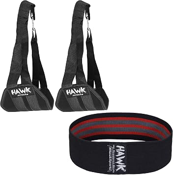 Ab Straps & Resistance Bands for Men and Women - Exercise Equipments for Fat Burning and Strength Training